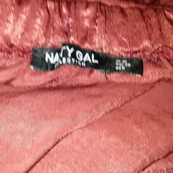Nasty Gal Snap Back Satin Pants - Picture 5 of 5